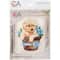 Collection D&#x27;Art Puppy In Flower Pot Stamped Needlepoint Kit